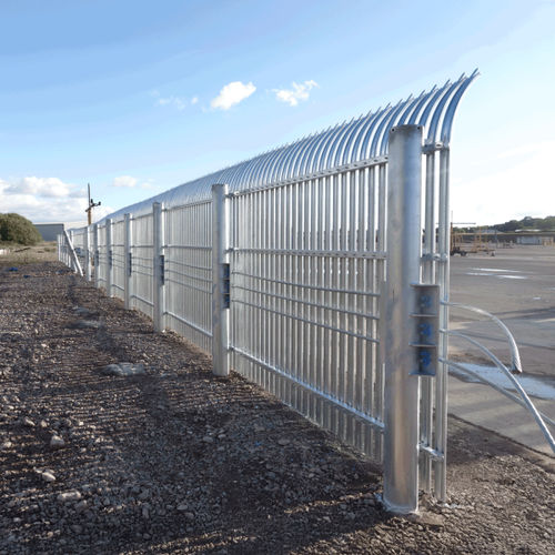 Lamellenzaun - BLOKAD PALIFOR - Betafence International - Industrie / Stahl / gerade