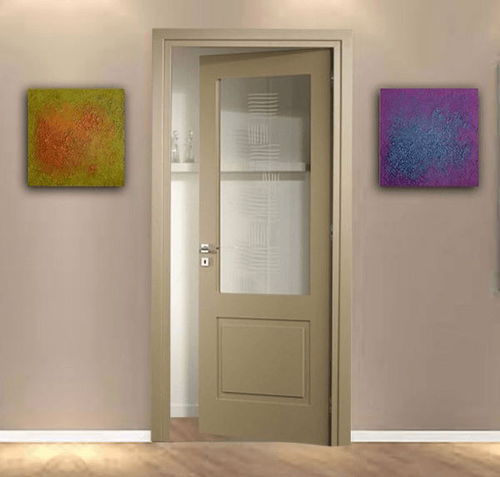 Lackierte Tür - 201 - PORTE ITALIANE - für Innenbereich / Holzfurnier / einflügelig