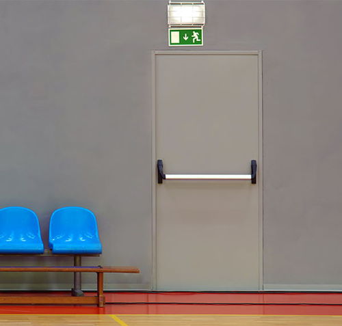 Tür für Innenbereich - MULTIPURPOSE - PORTE ITALIANE - galvanisiertem Stahl / Stahlblech / einflügelig