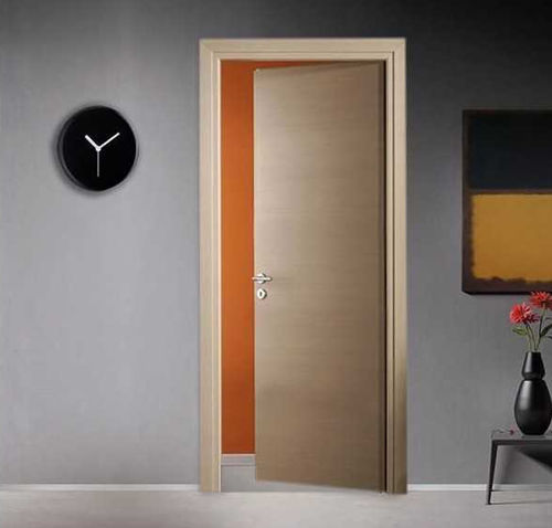 Tür für Innenbereich - 801RS - PORTE ITALIANE - Weißeiche / einflügelig / modern