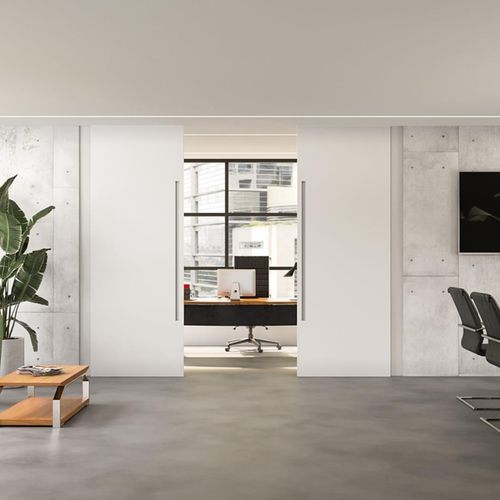 Tür für Innenbereich - PORTE ITALIANE - Holz / Schiebe / modern