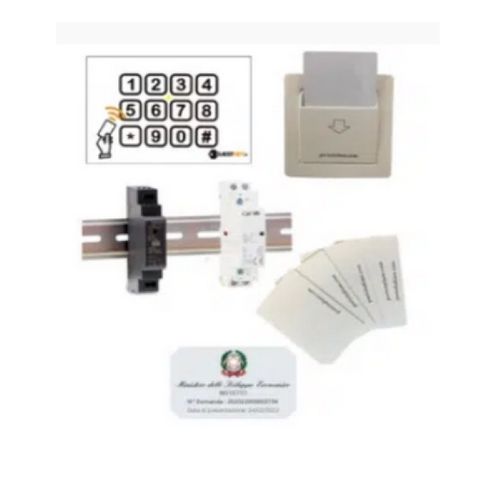 Managementsoftware-Schloss - KIT-HOTEL-GKENERGY - PORTE ITALIANE - elektronisch / Zahlen / RFID