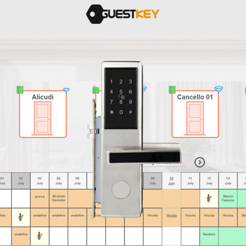 Managementsoftware-Schloss - Ecosmart placca intera - PORTE ITALIANE - elektronisch / Zahlen / RFID