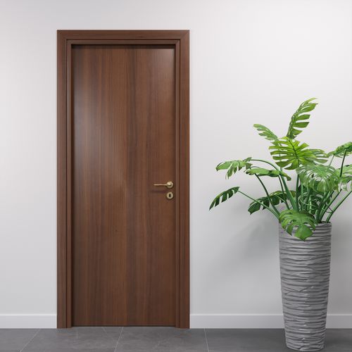 Tür für Innenbereich - 801NN - PORTE ITALIANE - MDF / Holzfurnier / einflügelig