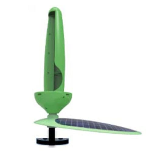 Vertikalachsen-Kleinwindkraftanlage - HYBRID AEROLEAF - New World Wind - Zweiblatt / Onshore / für Haus