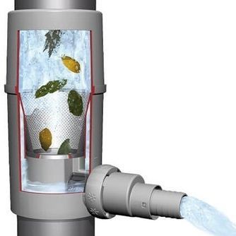 Regenwasser-Fallrohr / Kunststoff - DE LUXE GREY - GRAF International - recycelbar