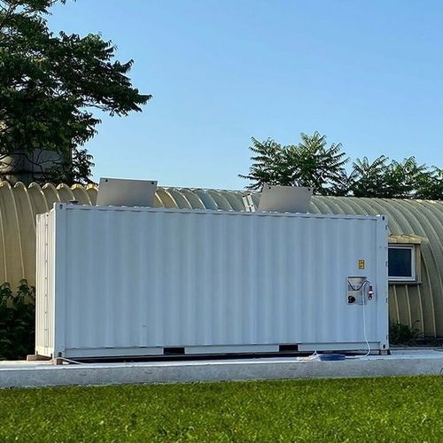 Industrie-Baucontainer - KLARO ONE - GRAF International - galvanisiertem Stahl
