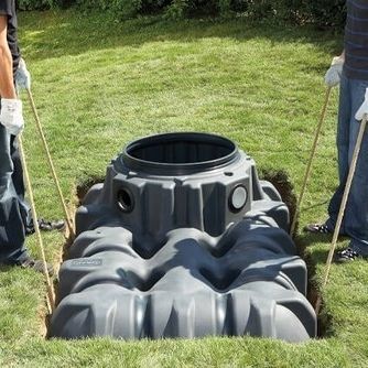 Trinkwasser-Lager-Tank - PLATIN DRINKING - GRAF International - erdverlegt / Polyethylen