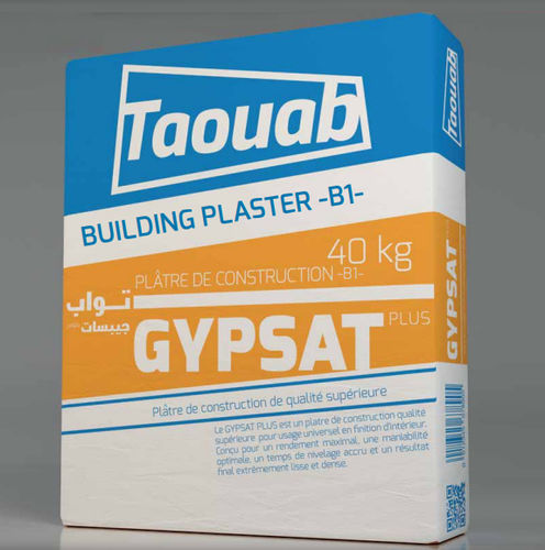 Putz für Baustellen - GYPSAT PLUS - Taouab - Innenbereich / für Wand / für Decke