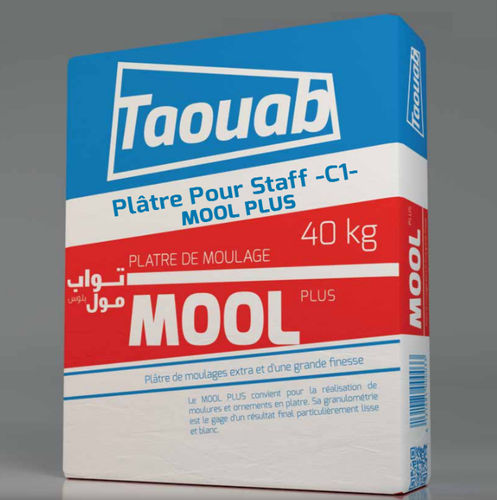 Dekorputz - MOOL PLUS - Taouab - zur Endbearbeitung / für den Innenraum / für Gips