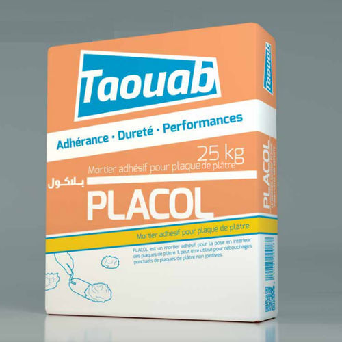 Klebemörtel für Mauerwerk - PLACOL - Taouab - für Beton / Gips / weiß