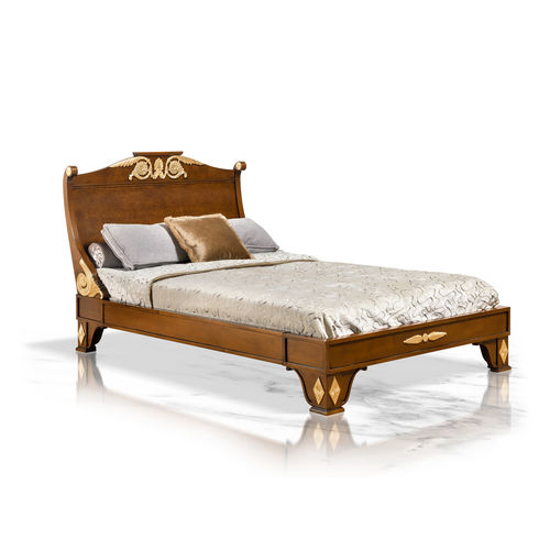 Bett / Queen Size - H1 - Francesco Molon - Stil / Kopfteil / Holz