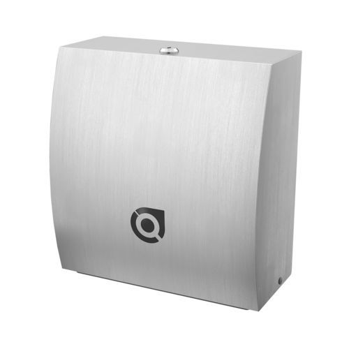 Wandmontierter Handtuchspender - Vela - QTS ITALY SRL - Edelstahl / elektronisch / für Gewerbegebrauch