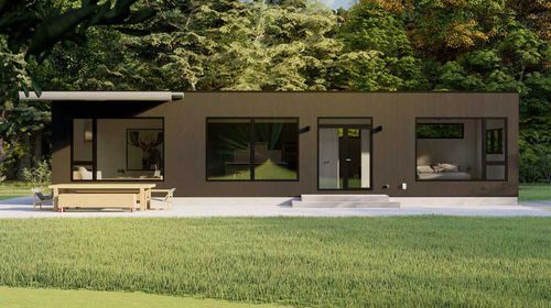 Fertigbauhaus - DAYLIGHT - NingBo DeepBlue Smarthouse Co.,LTD. - modern / ebenerdig / Holz