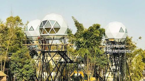 Baumhaus-Haus - DOME - NingBo DeepBlue Smarthouse Co.,LTD. - modern / Stahl / für Privatgebrauch