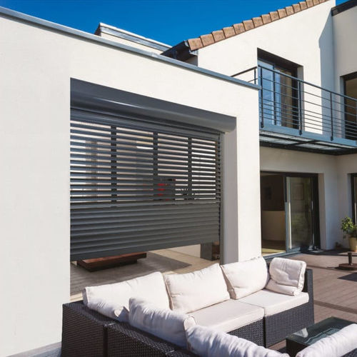 Feststehender Fensterladen - AXIOLUX® - Croci - kippbar / Aluminium / Sicherheit