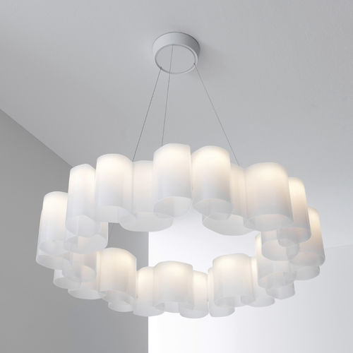 Hängelampe - HONEY  - Stilnovo - aus lackiertem Metall / Polycarbonat / modern