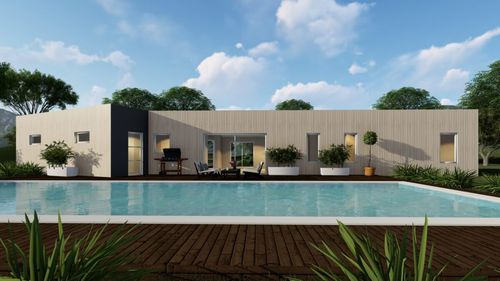 Fertigbauhaus - FRANCE Y.V. - Frame House group Sia - umweltfreundlich / passiv / modern