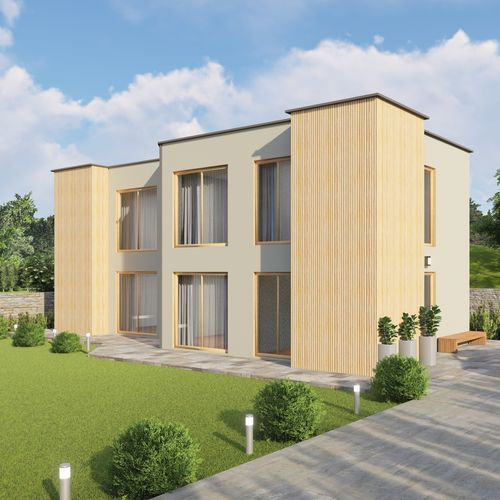 Fertigbauhaus - VILLA ELECTRA - Frame House group Sia - umweltfreundlich / passiv / modern