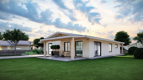 Fertigbauhaus - SARDEGNA T.S. - Frame House group Sia - energiesparend / passiv / modern