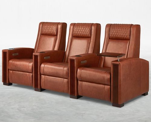Leder-Kinosessel - ÉLAN - KARLSSON SEATING LTD. - Holz / für Privatgebrauch / braun