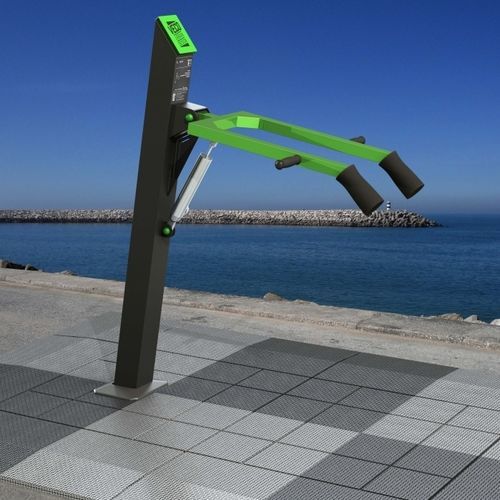 Squat-Fitnessgerät - FIT X4 - Veco Urban Design - für Außenbereich / für öffentliche Bereiche