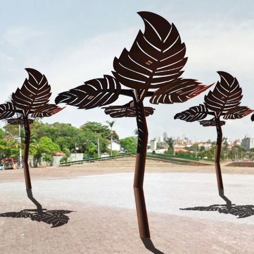 Sonnenblende für öffentliche Bereiche - PERG LEAF - Veco Urban Design