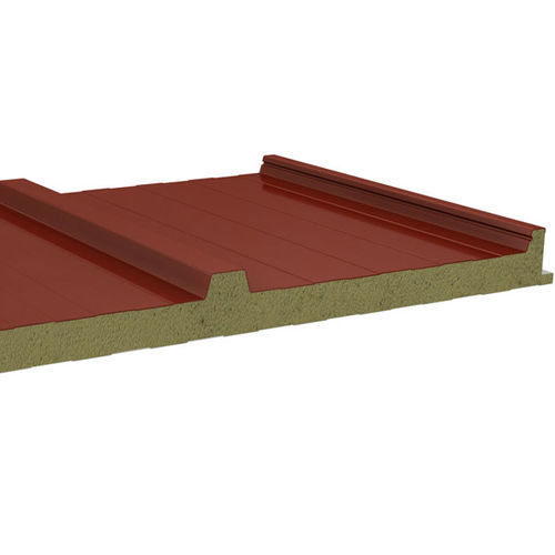Sandwich-Dämmplatte / für Abdeckung - TRANSFORMADOS Y ACCESORIOS DEL SUR, S.L - 2 Metall-Deckschichten / Steinwollekern / hochbeständig