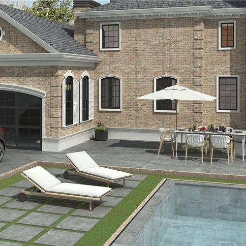 Porzellanfliesen - .BE - Vitacer - matt / für Außenbereich / für Pool