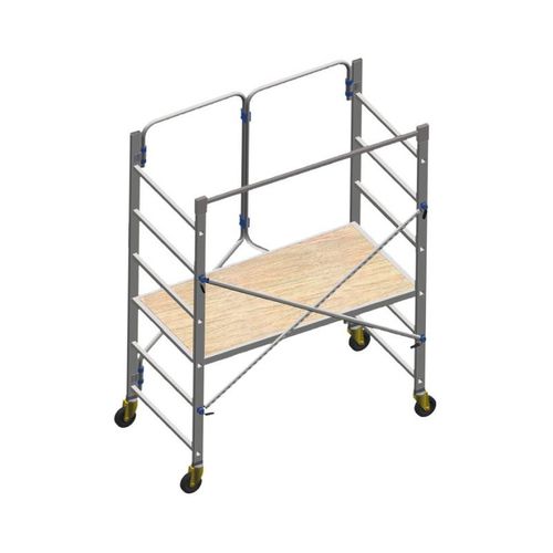 Aluminiumgerüst - PIEGO - Facal - auf Rollen / geringe Höhe