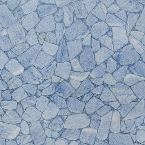 Quarzitsteinplatte - CALCITE BLUE - Fiorantina Stone - für Innenausbau / poliert / blau