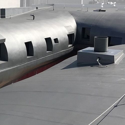 Sicherheits-Abdichtungsbahn - METALLICS - RENOLIT ALKORPLAN - für Schrägdach / für Dachterrasse / Rollen