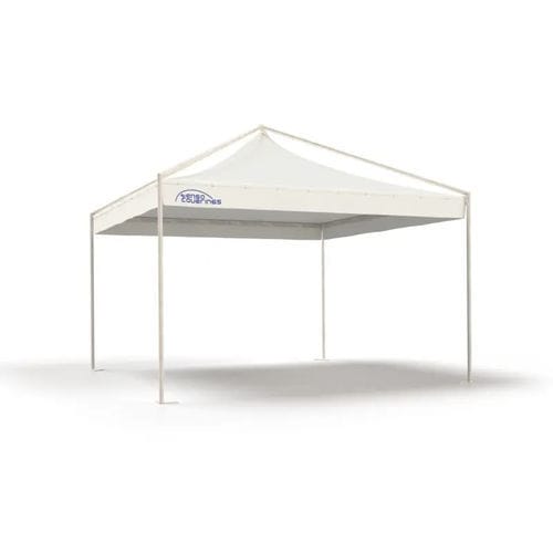 Quadratisches Festzelt - Pagoda - Tenso Coverings - PVC / Stahl / mit Vorhang