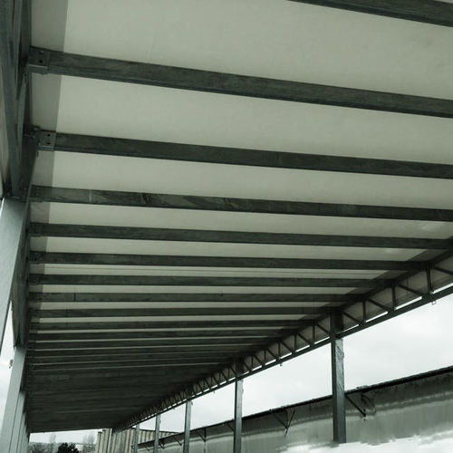 Stahlstruktur für Unterstand - Tenso Coverings - für Industrieanwendung