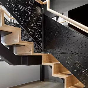 Aluminium-Balustrade - Alumideas Co.,Ltd. - Platten / für den Innenraum / für Treppen