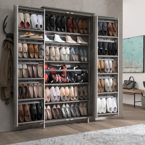 Moderner Schuhschrank - Schreinerei Wilhelm KG - selbsttragend / MFC / für Privatgebrauch
