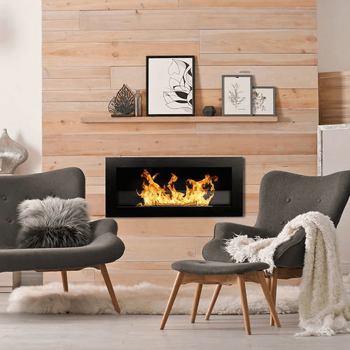 Bioethanol-Kamin - LIVORNO - Divina Fire - Einbau / ohne Abzug / Einseitig