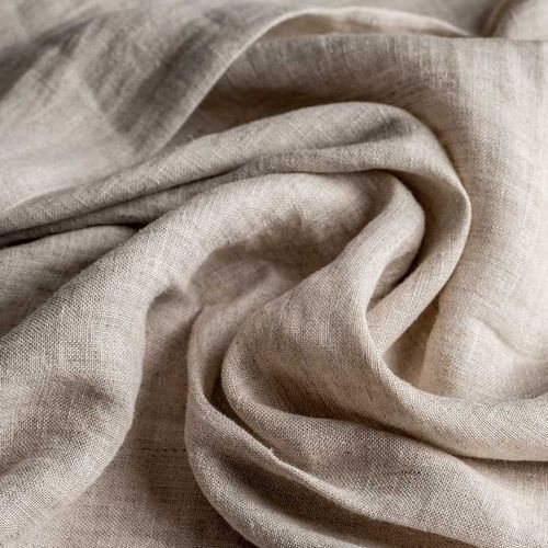 Stoff für Sonnensegel - TRENNO - BLOOMING - einfarbig / Leinen / waschbar
