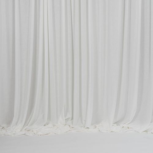 Einfarbige Gardine - CLARABELLA    - BLOOMING - Leinen / Synthetik / aus Vinylgewebe