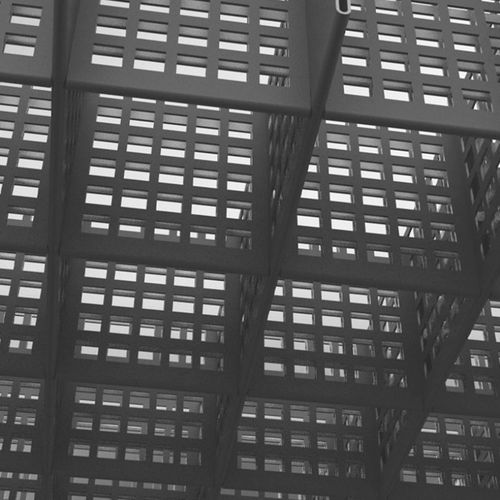 Aluminium-Zwischendecke - TETRÁL B - ceir - Stahl / Platten / für Büro