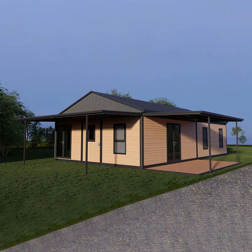 Fertigbauhaus - Mix - Zhejiang Putian Integrated Housing Co., Ltd. - Bungalow-Stil / erdbebensicher / modern