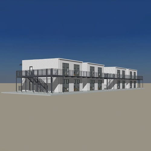 Fertigbau-Gebäude - PT220804 - Zhejiang Putian Integrated Housing Co., Ltd. - Stahl / Stahlrahmen / für Gewerbegebrauch