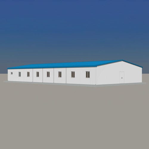 Fertigbau-Gebäude - PT220813 - Zhejiang Putian Integrated Housing Co., Ltd. - Stahl / Stahlrahmen / für Kollektivunterkunft