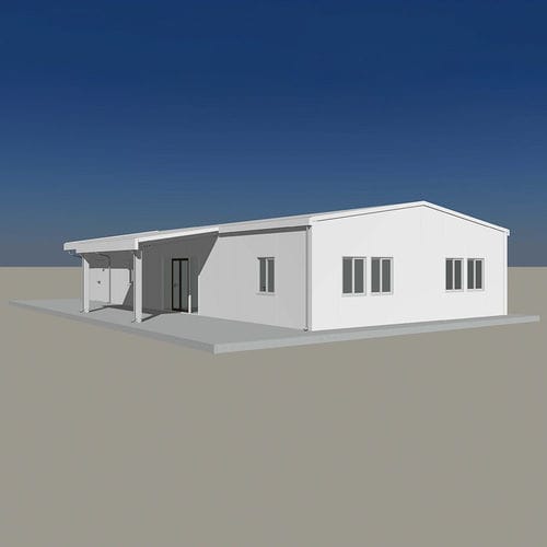 Fertigbau-Gebäude - PT220960 - Zhejiang Putian Integrated Housing Co., Ltd. - Stahl / Stahlrahmen / für Büro