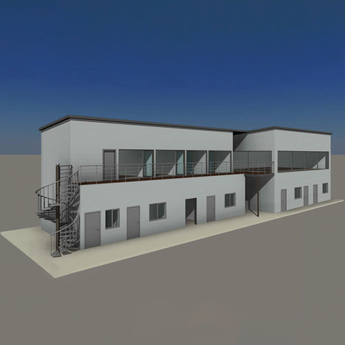 Fertigbauhaus - PT220222 - Zhejiang Putian Integrated Housing Co., Ltd. - umweltfreundlich / modern / 2-Etagen