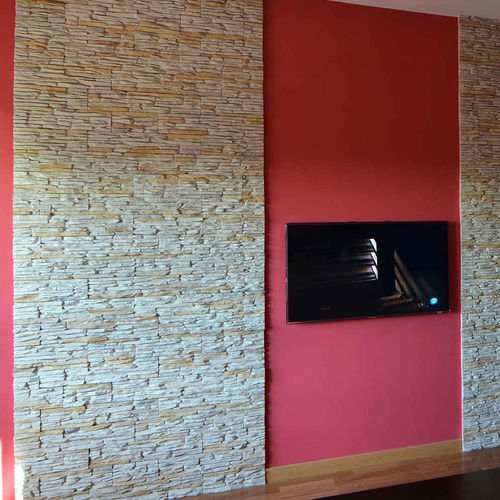 Steinverblender - SHILIN - Thermostone - für den Innenraum / Außen / verklebt