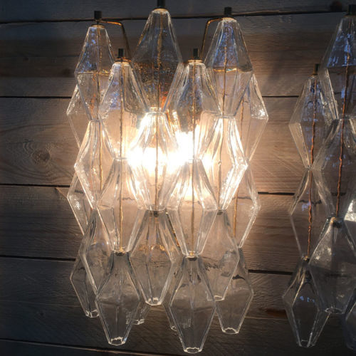 Moderne Wandleuchte - POLIEDRI - SimoEng SRLS - für den Innenraum / Glas / Muranoglas