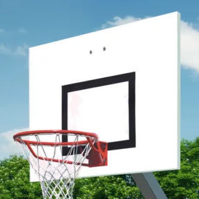 Basketball-Zielbrett / Holz - Classique - BALIA - Glasfaser / rechteckig / weiß