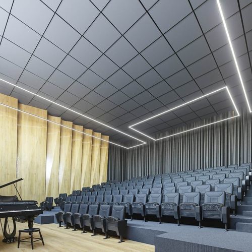 Glaswolle-Zwischendecke - DOVE SYSTEM - Endafon - Platten / für Büro / für Konferenzraum