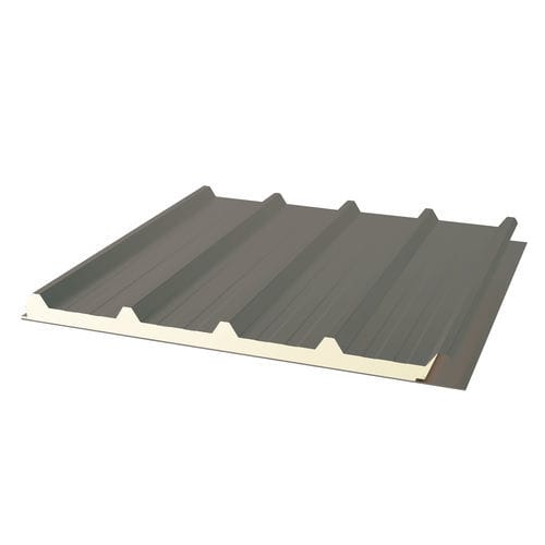 Sandwichpaneel für Dach - EP-5R - EGEPANEL ENDUSTRI A.S. - PVC-Deckplatte / Glaswollekern / feuerbeständig